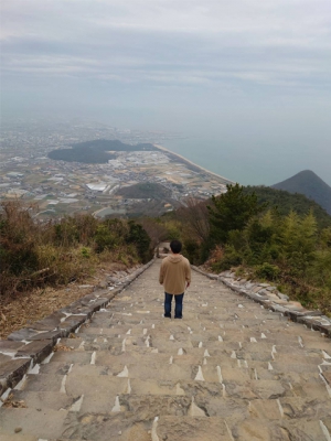 【高屋神社】　天空の鳥居から絶景を堪能♪