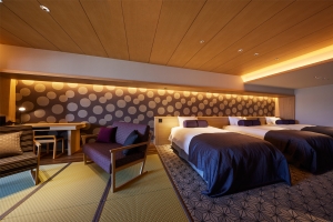 絶景×温泉×上質空間で心ほどける旅へ 紅梅亭「リビングスイート君子香」