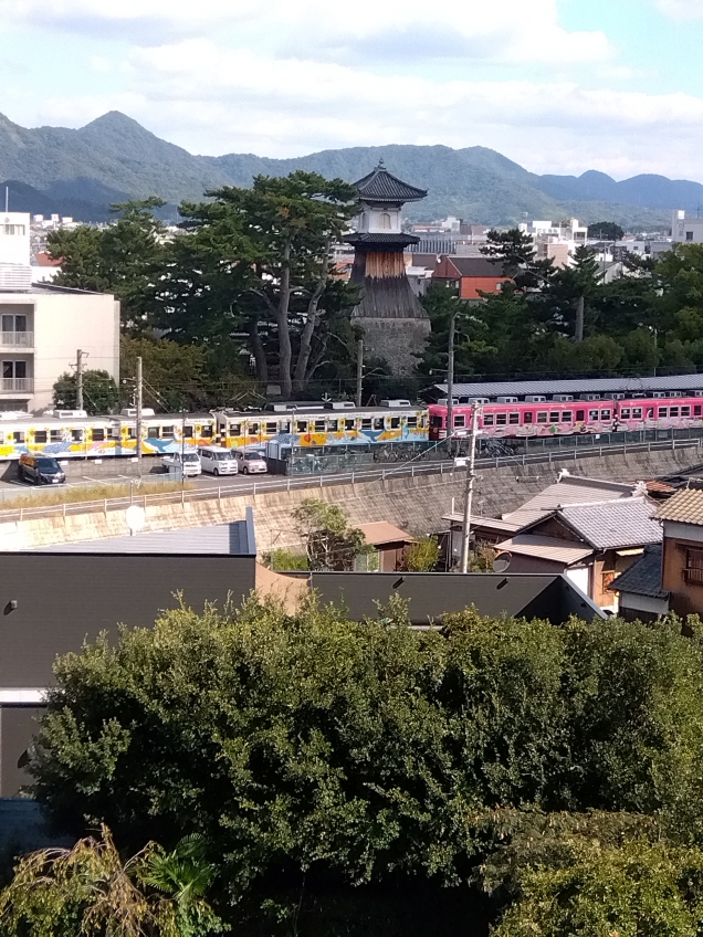 ことでんが見えるお部屋で過ごす、ちょっと特別な琴平時間🚃
