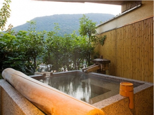 Enjoy the private hot spring in our guest room!!